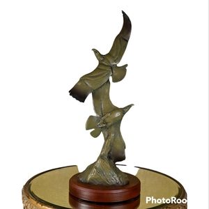 Primal Vision Eagles In Flight Art Sculpture 2008 Starlite Creations